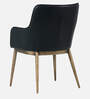 Asko Leatheratte Arm Chair in Black Colour