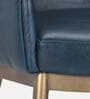 Asko Leatheratte Arm Chair in Turkish Blue Colour