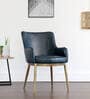 Asko Leatheratte Arm Chair in Turkish Blue Colour