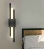 Asmara 10 Watt Metal LED Wall Flush Mount Light (Black)