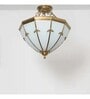 Asmara Glass And Brass Pendant Light