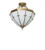 Asmara Glass And Brass Pendant Light