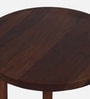 Asmara Solid Wood End Table in Walnut Finish