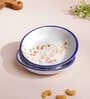 Aspen Blue Collection Chat Plate Set of 2