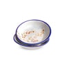 Aspen Blue Collection Chat Plate Set of 2