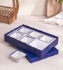 Aspen Blue Collection Edge Bowl Set of 6