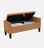 Aspen Fabric Premium Storage Ottoman Ottoman in Light Brown Colour
