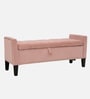 Aspen Fabric Premium Storage Ottoman Ottoman in Pink Colour