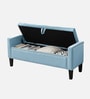 Aspen Fabric Premium Storage Ottoman Ottoman in Sky Blue Colour