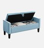 Aspen Fabric Premium Storage Ottoman Ottoman in Sky Blue Colour