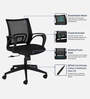 Aspire Ergonomic Office Chair In Black Colour