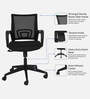 Aspire Ergonomic Office Chair In Black Colour