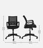 Aspire Ergonomic Office Chair In Black Colour