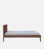 Aspire Sheesham Wood Queen Size Bed in Teak Finish