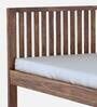Aspire Sheesham Wood Queen Size Bed in Teak Finish