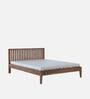 Aspire Sheesham Wood Queen Size Bed in Teak Finish