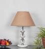 Aspley Metal, Marble & Crystal Table Lamp (Chrome)