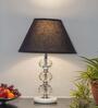 Aspley Metal, Marble & Crystal Table Lamp (Chrome)