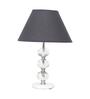 Aspley Metal, Marble & Crystal Table Lamp (Chrome)