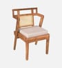 Assen Acacia Wood 4 Seater Dining Set In Natural Finish