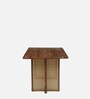 Assen Acacia Wood 6 Seater Dining Set In Natural finish