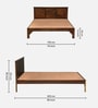 Assens Sheesham Wood King Size Bed In Provincial Teak Finish