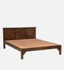 Assens Sheesham Wood Queen Size Bed In Provincial Teak Finish