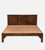 Assens Sheesham Wood Queen Size Bed In Provincial Teak Finish