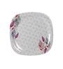 Floral 18 Pcs White & Red Melamine Dinnerware Set