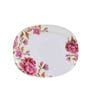 Floral 33 Pcs White & Pink Melamine Dinnerware Set