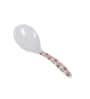 Floral 33 Pcs White & Pink Melamine Dinnerware Set