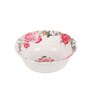 Floral Design 40 Pcs White & Pink Melamine Dinnerware Set