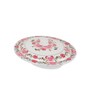 Floral Design 40 Pcs White & Pink Melamine Dinnerware Set