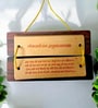 Hanuman Chalisa Wooden Book