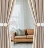 Pack of 2 Assorted Curtain Tiebacks with Imitation Pearl