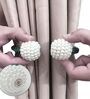 Pack of 2 Assorted Curtain Tiebacks with Imitation Pearl