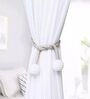 Pack of 2 Assorted Curtain Tiebacks with Imitation Pearl