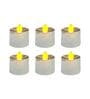 (Pack of 4) Assorted Festive Battery Operated LED T- Light Candle (Warm White)