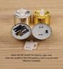 (Pack of 4) Assorted Festive Battery Operated LED T- Light Candle (Warm White)