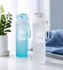Assorted Glass Water Bottle with Protective Cover 400 ML
