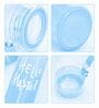 Assorted Glass Water Bottle with Protective Cover 400 ML