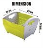 Assorted Collapsible Magic Plastic Serving Basket