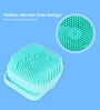 Assorted Silicone Body Bath Scrubber Brush With Gel Dispenser