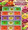 Assorted Sunflower and Daisy Design Decorative Candles 3 Pcs