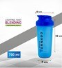 Set of 1 Assorted 700ml Plastic Shaker