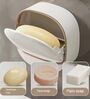 Assorted Wall Mounted Soap Box With Flip Cover And Drain Tray