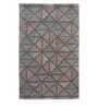 Multicolor Geometric Wool 4 ft x 6 ft Hand Tufted Carpet