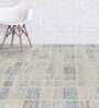 Multicolor Geometric Wool 5 ft x 8 ft Hand Tufted Carpet