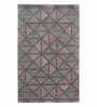 Multicolor Geometric Wool 8 ft x 10 ft Hand Tufted Carpet