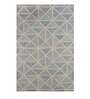 Multicolor Geometric Wool 8 ft x 10 ft Hand Tufted Carpet